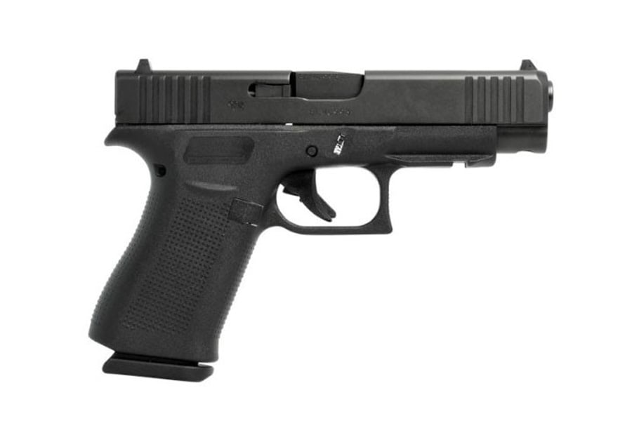 Glock 48 9mm Compact Pistol with Black Slide and Glock Night Sights (LE)